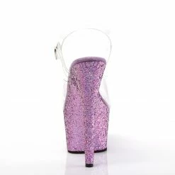 Pleaser ADORE-708LG - Clr/Lavender Multi Glitter Exotic Dancing