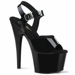 Pleaser ADORE-708N - Blk (Jelly-Like) TPU/Blk Exotic Dancing