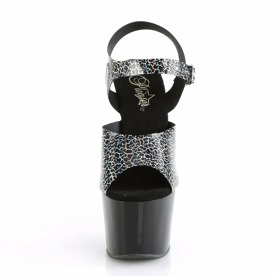 Pleaser ADORE-708N-CK - Blk Crackle Hologram TPU/Blk Exotic Dancing 4 Pleaser ADORE-708N-CK - Blk Crackle Hologram TPU/Blk Exotic Dancing