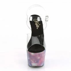 Pleaser ADORE-708REFL - Clr/Purple-Blue Reflective Exotic Dancing