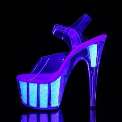 Pleaser ADORE-708UVG - Clr/Neon Opal Glitter 9 Pleaser ADORE-708UVG - Clr/Neon Opal Glitter