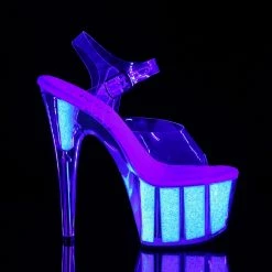 Pleaser ADORE-708UVG - Clr/Neon Opal Glitter 11 Pleaser ADORE-708UVG - Clr/Neon Opal Glitter