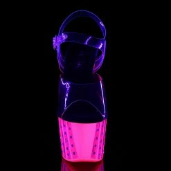 Pleaser ADORE-708VLRS - Clr/Neon H. Pink