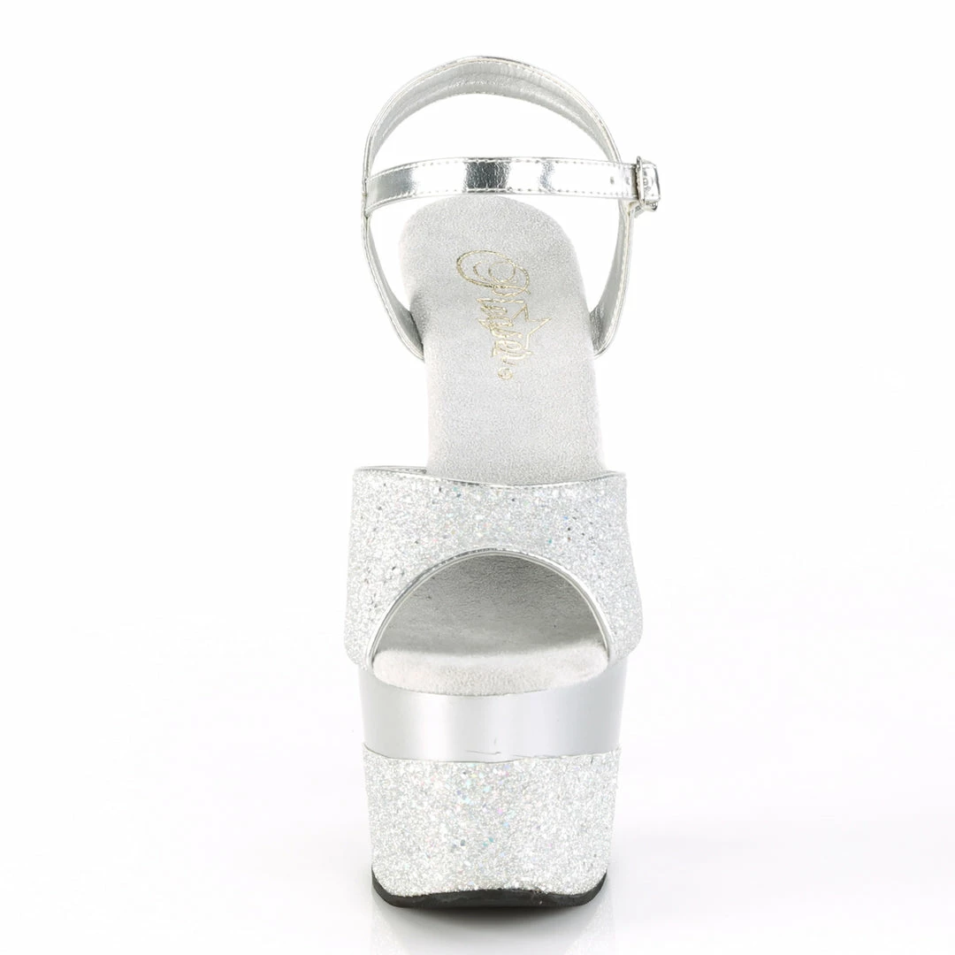 Pleaser Exotic Dancing ADORE-709-2G - Slv Multi Glitter/Slv Multi Glitter 4 Pleaser Exotic Dancing ADORE-709-2G - Slv Multi Glitter/Slv Multi Glitter