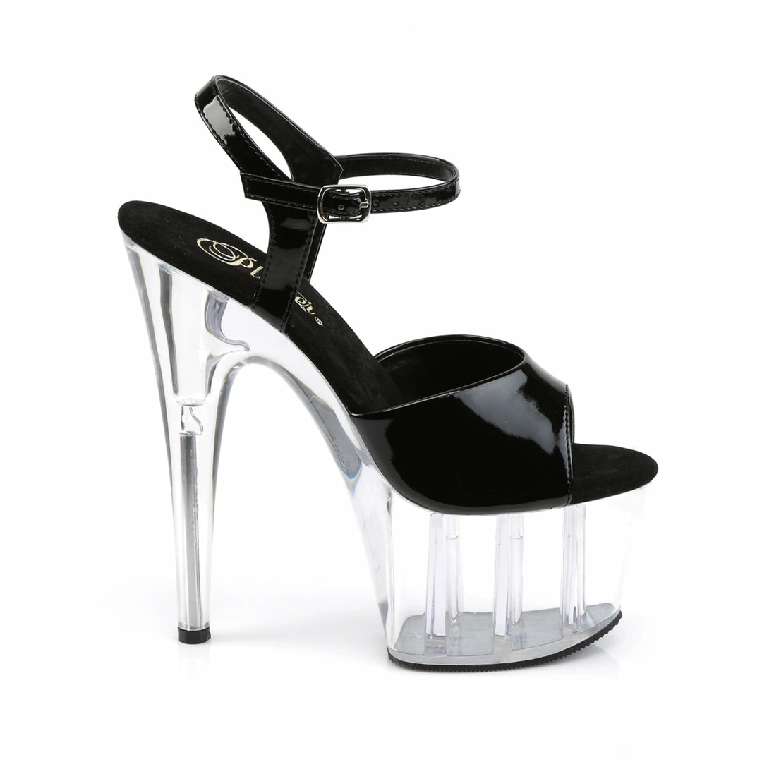 Pleaser ADORE-709 - Blk Pat/ Clr 7 Pleaser ADORE-709 - Blk Pat/ Clr