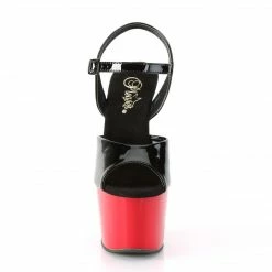 Pleaser ADORE-709 - Blk Pat/Red Exotic Dancing