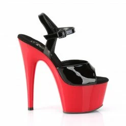 Pleaser ADORE-709 - Blk Pat/Red Exotic Dancing