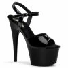Pleaser Exotic Dancing ADORE-709 - Blk Pat/Blk 1 Pleaser Exotic Dancing ADORE-709 - Blk Pat/Blk