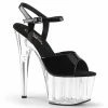 Pleaser ADORE-709 - Blk Pat/ Clr