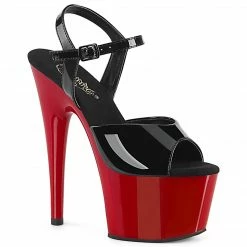 Pleaser ADORE-709 - Blk Pat/Red Exotic Dancing