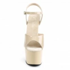Pleaser ADORE-709 - Cream Pat/ Cream Exotic Dancing