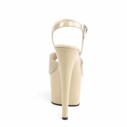 Pleaser ADORE-709 - Cream Pat/ Cream Exotic Dancing
