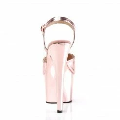 Pleaser ADORE-709 - Rose Gold Met. Pu/Rose Gold Chrome
