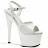 Pleaser ADORE-709 - Wht/Wht 2 Pleaser ADORE-709 - Wht/Wht