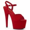 Pleaser ADORE-709FS - Red Faux Suede/Red Faux Suede Exotic Dancing 1 Pleaser ADORE-709FS - Red Faux Suede/Red Faux Suede Exotic Dancing