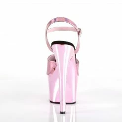 Pleaser ADORE-709HGCH - B. Pink Hologram/B. Pink Chrome