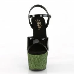 Pleaser ADORE-709OMBRE - Blk/Emerald-Blk Ombre