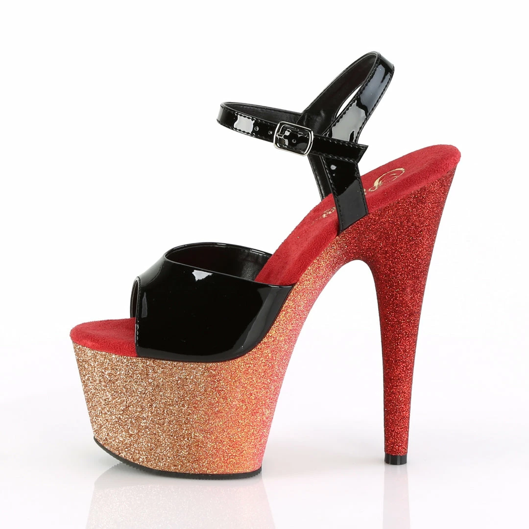 Pleaser ADORE-709OMBRE - Blk/Rose Gold-Red Ombre 5 Pleaser ADORE-709OMBRE - Blk/Rose Gold-Red Ombre