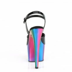 Pleaser ADORE-709RC - Blk Pat/Rainbow Chrome 10 Pleaser ADORE-709RC - Blk Pat/Rainbow Chrome