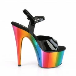 Pleaser ADORE-709RC - Blk Pat/Rainbow Chrome 11 Pleaser ADORE-709RC - Blk Pat/Rainbow Chrome