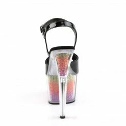 Pleaser ADORE-709SRS - Blk Pat/Neon Multi SRS 10 Pleaser ADORE-709SRS - Blk Pat/Neon Multi SRS