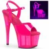 Pleaser ADORE-709UVT - Neon H. Pink Pat/H. Pink Tinted