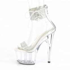 Pleaser Exotic Dancing ADORE-727RS - Clr-Slv/Clr