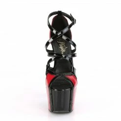 Pleaser Exotic Dancing ADORE-764 - Blk-Red Pat/Blk-Red
