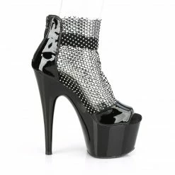 Pleaser ADORE-765RM - Blk Pat-RS Mesh/Blk