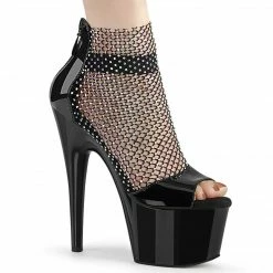 Pleaser ADORE-765RM - Blk Pat-RS Mesh/Blk