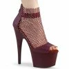 Pleaser ADORE-765RM - Burgundy F.Leather-RS Mesh/Burgundy Matt