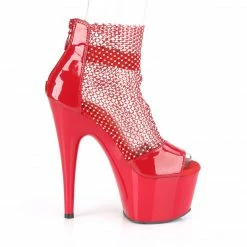 Pleaser ADORE-765RM - Red Pat-RS Mesh/Red