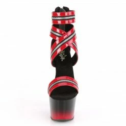 Pleaser Exotic Dancing ADORE-766 - Red Pat/Blk-Red