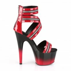 Pleaser Exotic Dancing ADORE-766 - Red Pat/Blk-Red 11 Pleaser Exotic Dancing ADORE-766 - Red Pat/Blk-Red