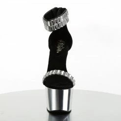 Pleaser Exotic Dancing ADORE-769RS - Blk/Slv Chrome 8 Pleaser Exotic Dancing ADORE-769RS - Blk/Slv Chrome