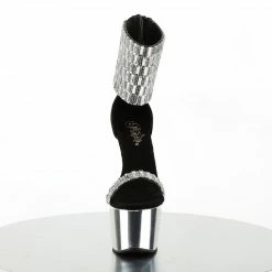 Pleaser ADORE-789RS - Blk/Slv Chrome Exotic Dancing 8 Pleaser ADORE-789RS - Blk/Slv Chrome Exotic Dancing
