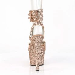 Pleaser Exotic Dancing ADORE-791LG - Rose Gold Glitter/Rose Gold Glitter