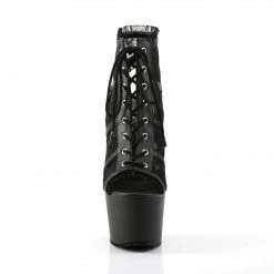 Pleaser ADORE-796LC - Blk Mesh Lace/Blk Matte