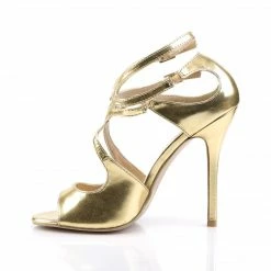 Pleaser AMUSE-15 - Gold Met Pu