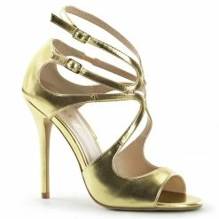 Pleaser AMUSE-15 - Gold Met Pu