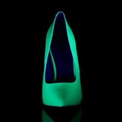 Pleaser AMUSE-20 - Neon Green Pat 8 Pleaser AMUSE-20 - Neon Green Pat