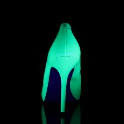 Pleaser AMUSE-20 - Neon Green Pat 10 Pleaser AMUSE-20 - Neon Green Pat