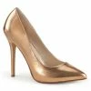 Pleaser Bridal AMUSE-20 - Rose Gold Metallic Pu