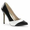 Pleaser AMUSE-26 - Blk-Wht Pat