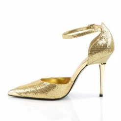 Pleaser APPEAL-21 - Gold Woven Gltr