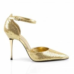 Pleaser APPEAL-21 - Gold Woven Gltr