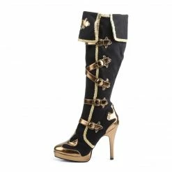 Funtasma ARENA-2012 - Blk Microfiber-Gold Pu 9 Funtasma ARENA-2012 - Blk Microfiber-Gold Pu