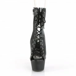 Pleaser ASPIRE-1016 - Blk Faux Leather/Blk Matte