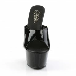 Pleaser ASPIRE-601 - Blk Pat/Blk Exotic Dancing