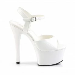 Pleaser Exotic Dancing ASPIRE-609 - Wht Pat/Wht
